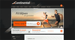 Desktop Screenshot of continentalgym.be